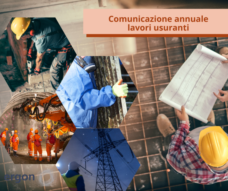 Comunicazione annuale lavori usuranti Ergon Stp